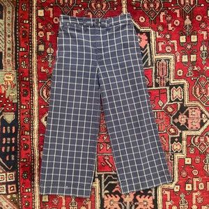 Madewell Emmett Windowpane cropped pants